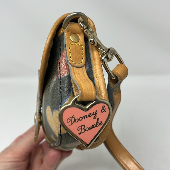 DOONEY & BOURKE COLORFUL HEARTS WRISTLET WITH HEART CHARM Made in USA - Picture 4 of 14